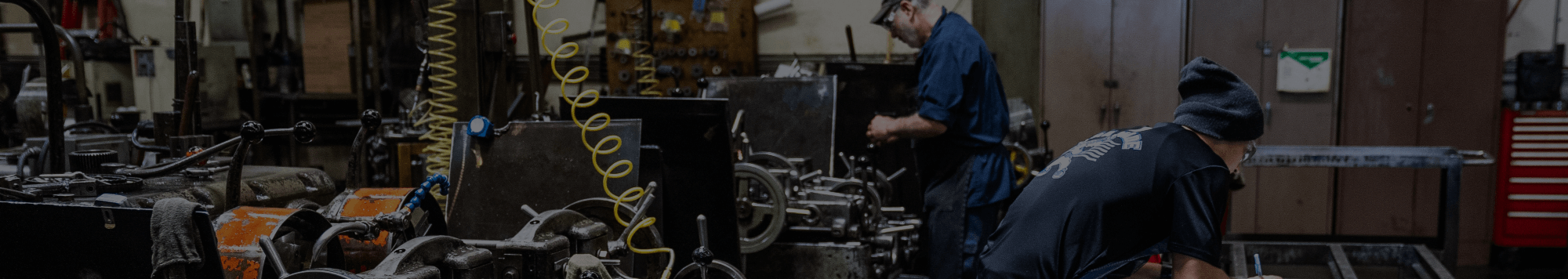 Man working in a manufacturing facility