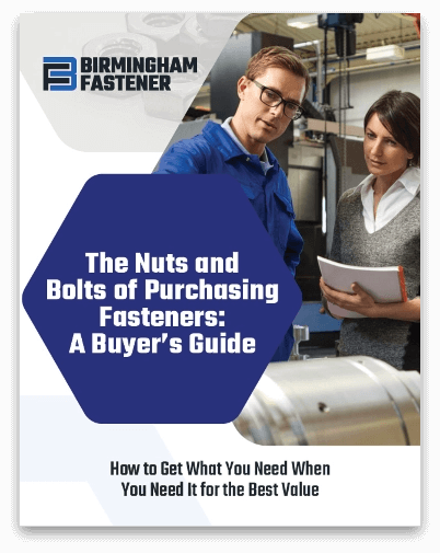 The Nuts and Bolts of Purchashing Fasteners guide cover