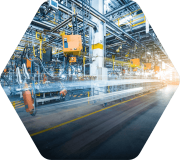 Machinery inside an OEM and MRO facility