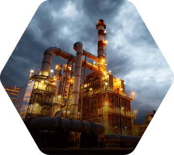 Oil and gas refinery