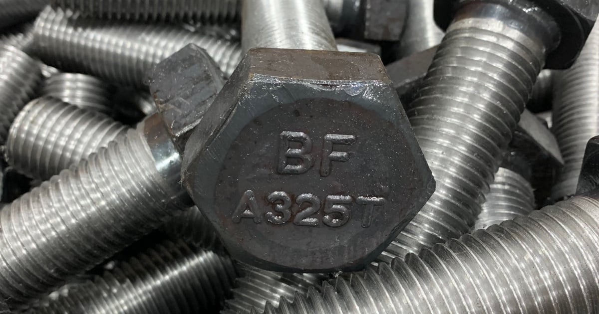 A325 bolt from Birmingham Fastener