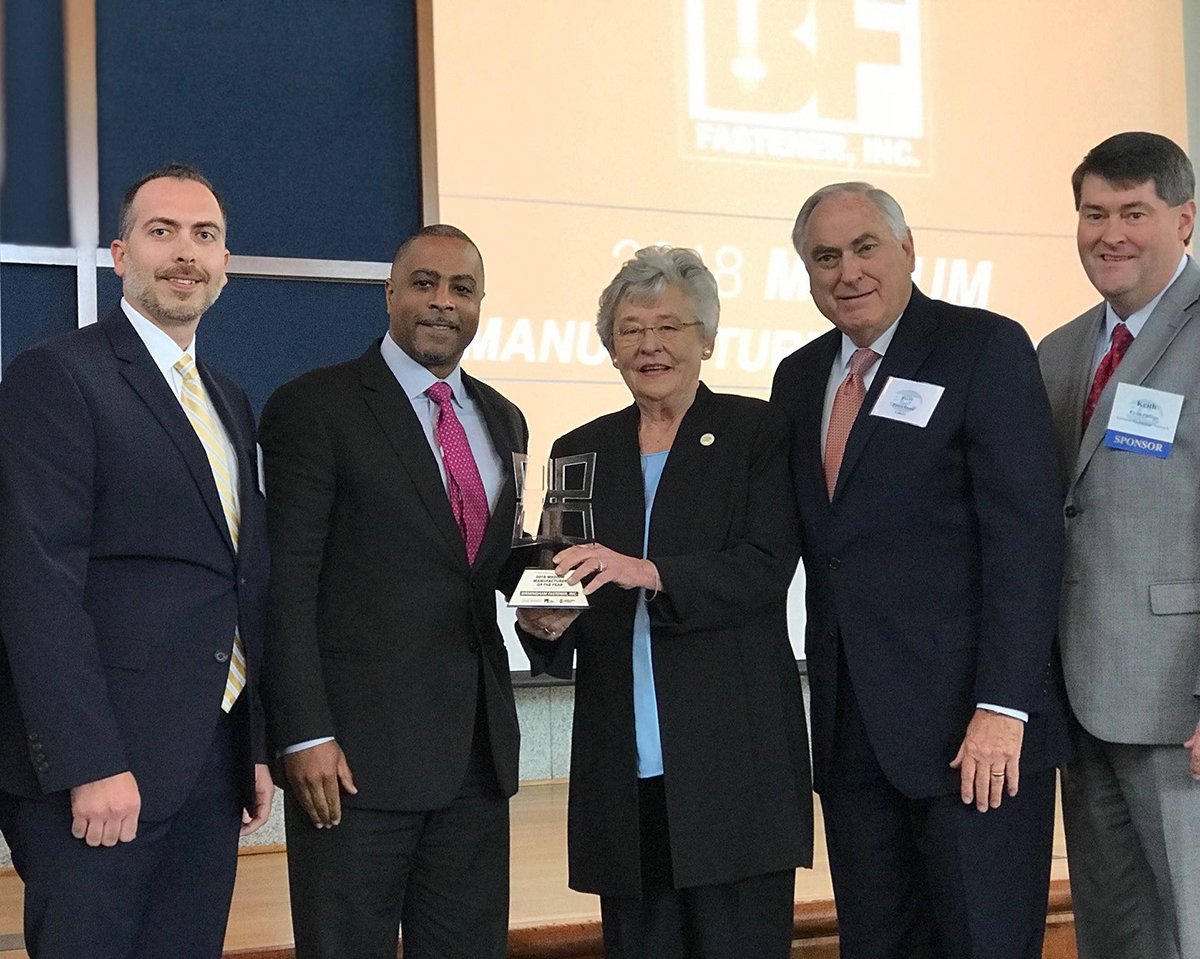 Birmingham Fastener Wins 2018 Alabama Manufacturer of the Year Award